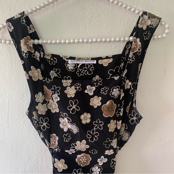 Jonathan Martin Square Neckline Floral Midi/Maxi Dress - Picture 5 of 6